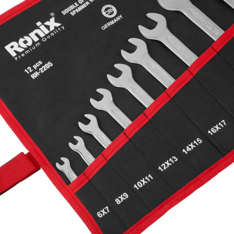 ست آچار دو سر تخت رونیکس مدل RH2205