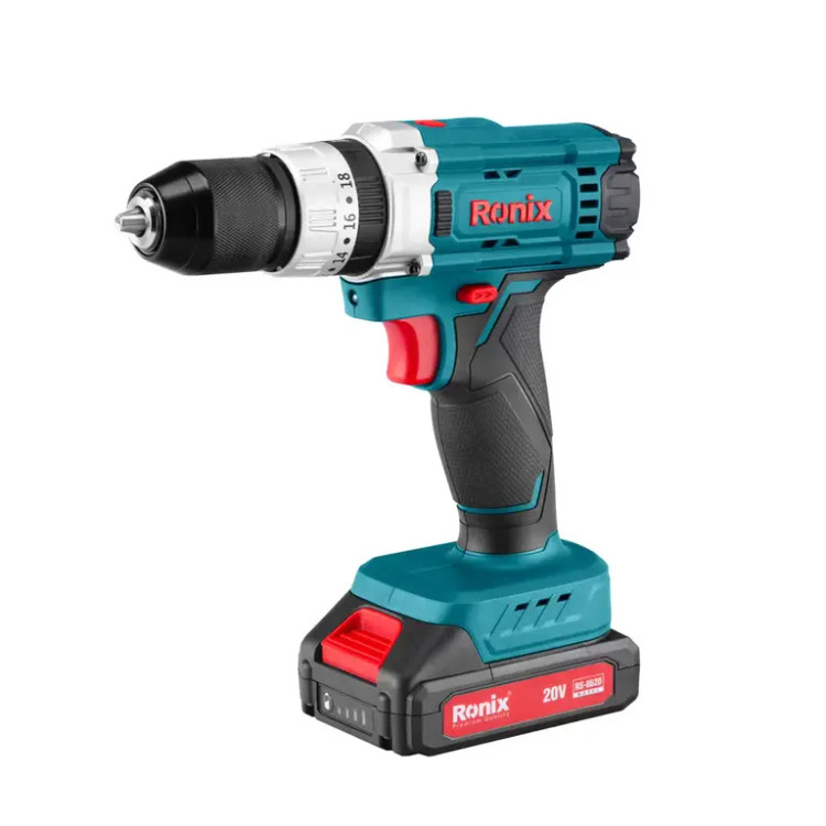 کیت دریل شارژی رونیکس مدل RS8620 دو باتری ۲۰ ولت