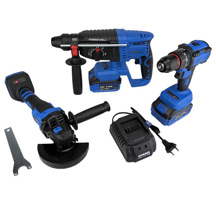 کیت شارژی ۳ عددی براشلس ویوارکس با ۲ عدد باتری VR2403-BCK