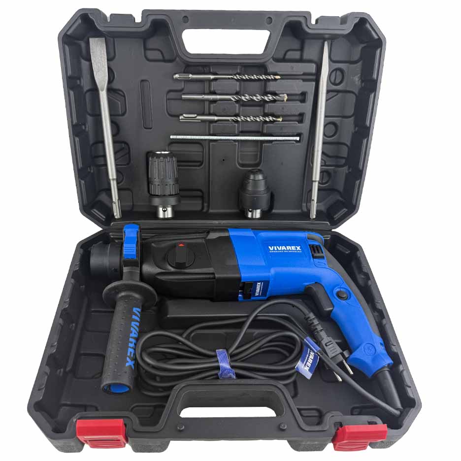 دریل بتن کن ۳ حالته ویوارکس با سه نظام اتوماتیک مدل VR8026PLUS _RH