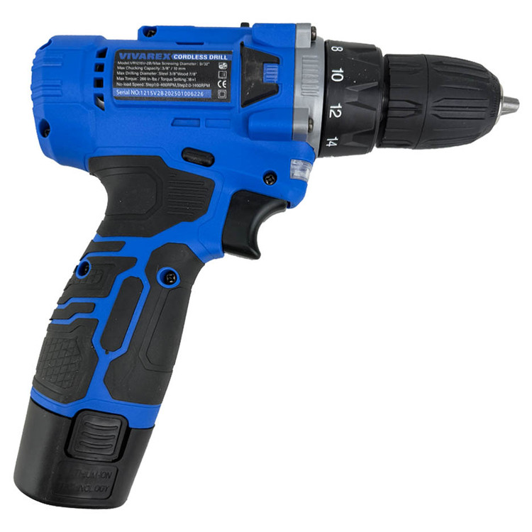 دریل شارژی ۱۲ ولت دو باتری ویوارکس مدل VR1215V-2B