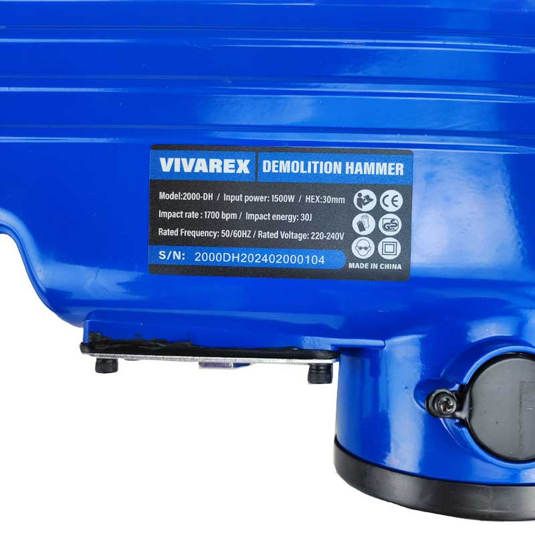 چکش تخریب ۱۵ کیلویی ۱۵۰۰ وات ویوارکس مدل VR2000DH