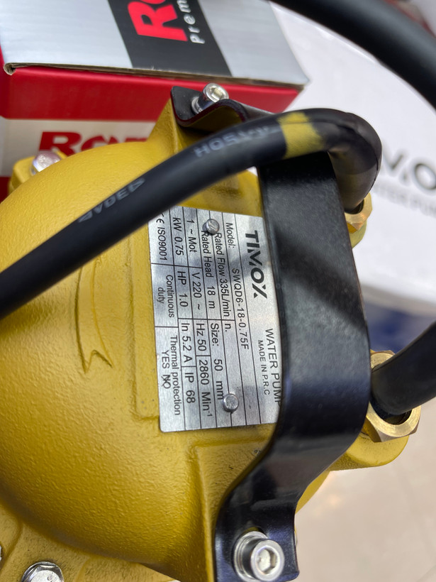لجن کش ۲ اینچ ۱۸ متری فلوتردار تیموکس مدل SWQD6-18-0.75F