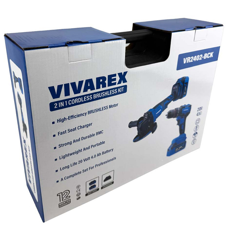 کیت شارژی ۲ عددی ویوارکس مدل VR2402-BCK