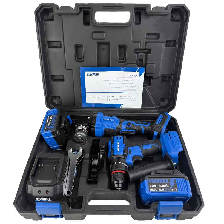 کیت شارژی ۲ عددی ویوارکس مدل VR2402-BCK