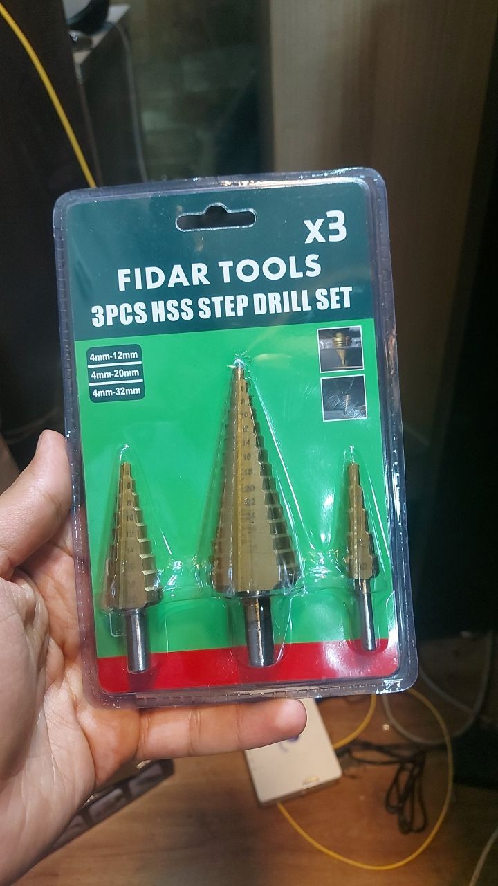 ست مته کاجی ۳ عددی فیدر تولز FIDAR TOOLS